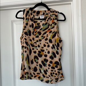 CAbi Women's Leopard Print Tank Top - Multicolor